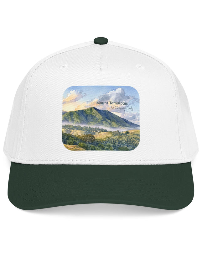 "Mount Tamalpais, the Sleeping Lady" Mid Profile Baseball Cap