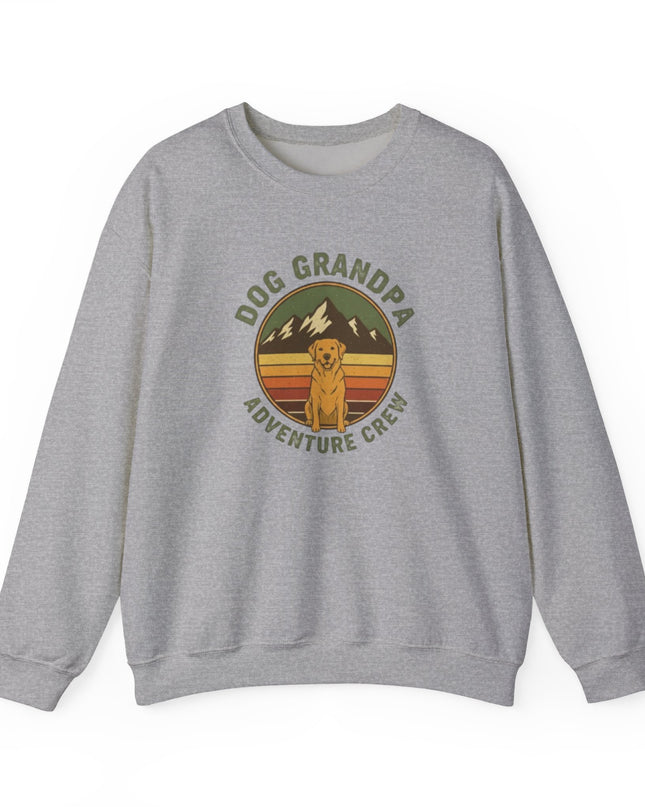 "Dog Grandpa Adventure Crew" Unisex Adult Sweatshirt