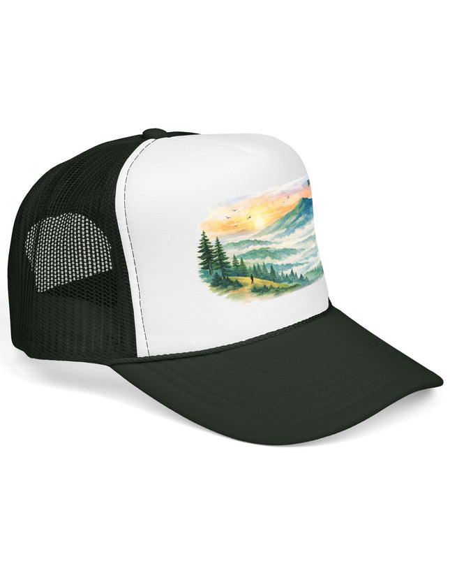 "Marin County, Where the Hills Meet the Sky" Foam Trucker Hat