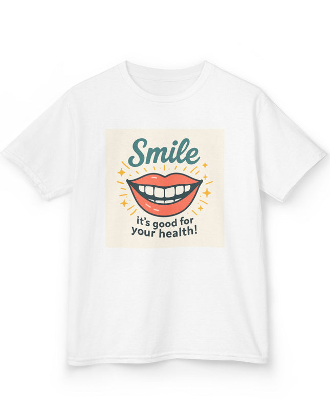 "Smile" Kids Heavy Cotton Tee