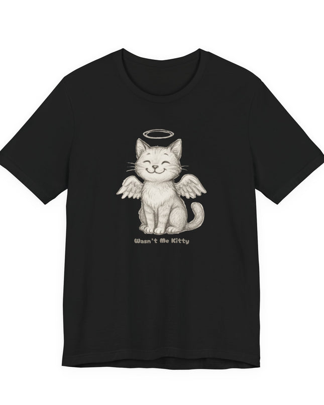 "Wasn't Me Kitty" Unisex Jersey Short Sleeve Tee