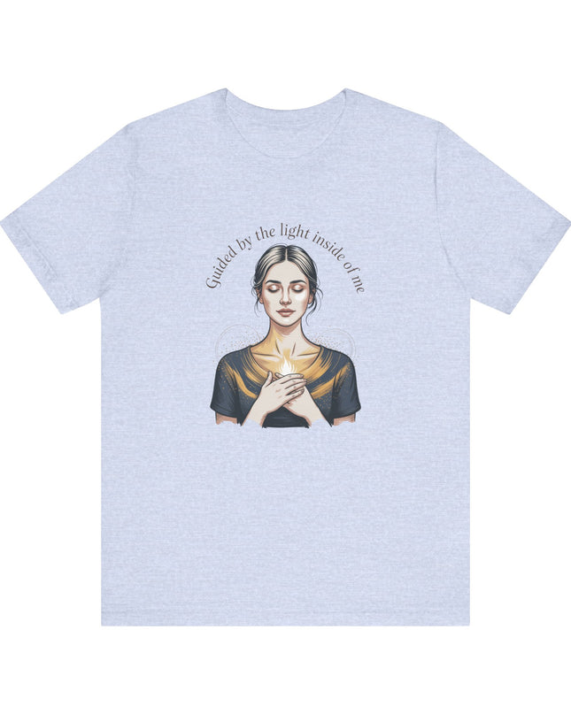 "Guided by the Light inside of Me" Unisex Jersey Short Sleeve Tee