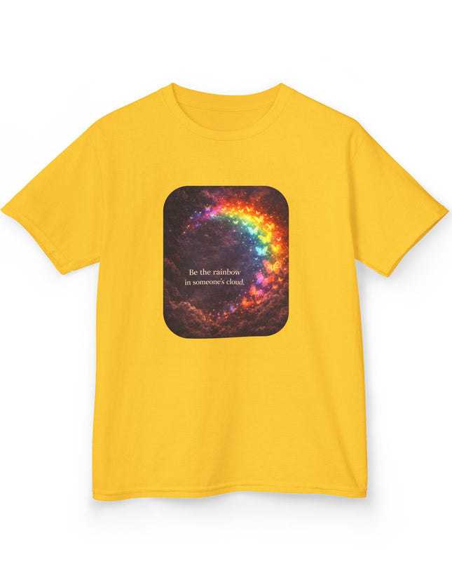 "Be the Rainbow in Someone's Cloud" Kids Heavy Cotton Tee