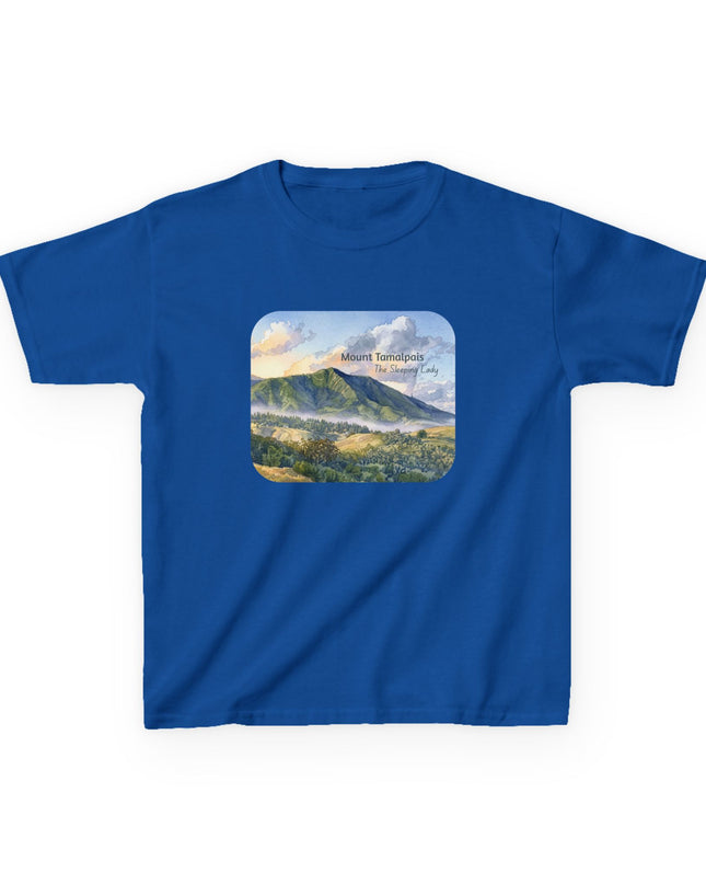 "Mount Tamalpais, the Sleeping Lady" Kids Heavy Cotton Tee