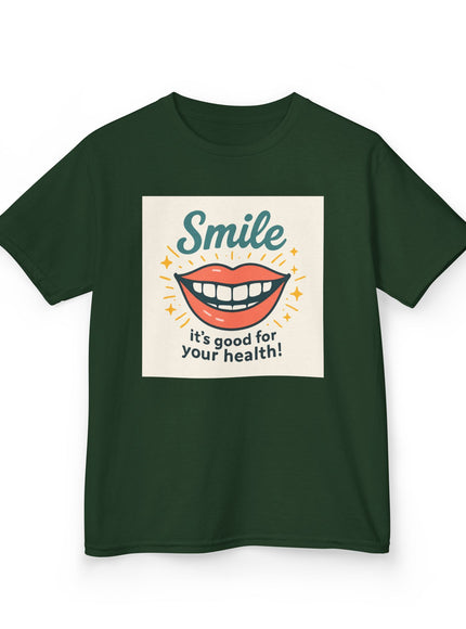 "Smile" Kids Heavy Cotton Tee