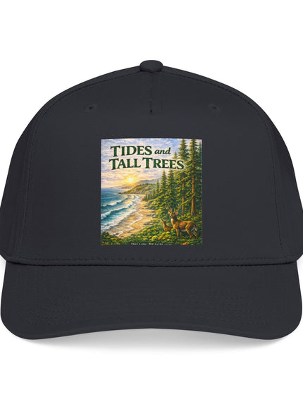 "Tides and Tall Trees" Mid Profile Baseball Cap