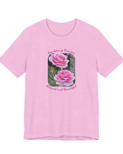 "Blessed and Beautiful" Unisex Jersey Short Sleeve Tee
