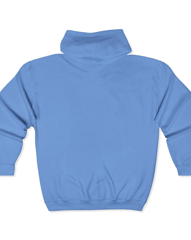 "Mom Strong (Black embroidery) " Unisex Heavy Blend Full Zip Hooded Sweatshirt
