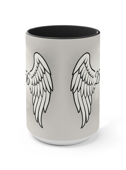 "Celestial Angel Wings 256" Accent Mug