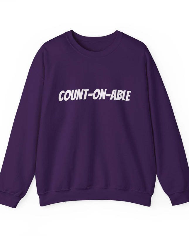 "Count-on-able" Unisex Adult Sweatshirt