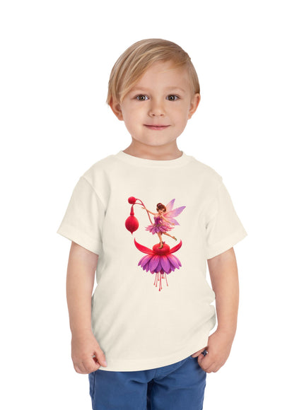 "Fuchsia Fairy" Toddler Short Sleeve Tee
