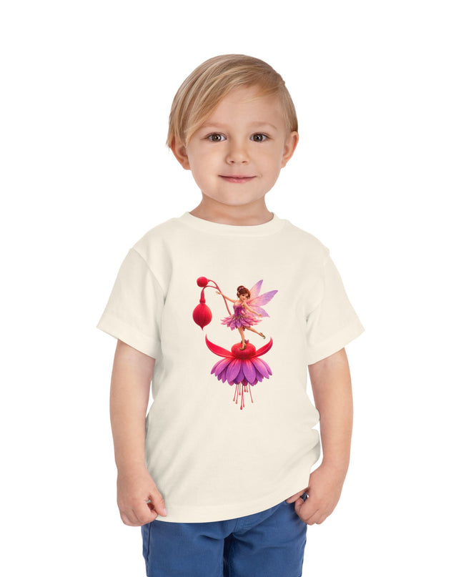 "Fuchsia Fairy" Toddler Short Sleeve Tee