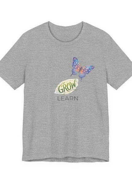 "Learn, Grow, Change" Unisex Jersey Short Sleeve Tee
