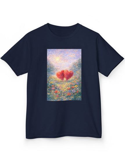 "Valentine's Day - Monet Style" Kids Heavy Cotton Tee
