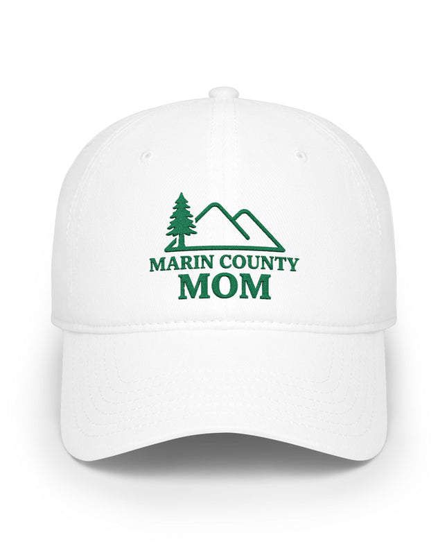 "Marin County Mom" Embroidered Low Profile Baseball Cap