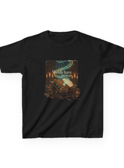 "Words Have Power" Kids Heavy Cotton Tee