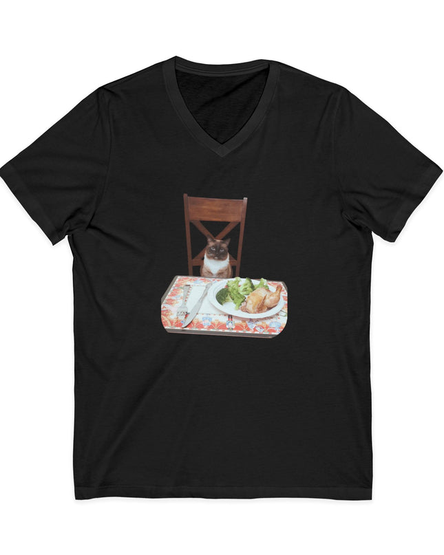 "Mr. Bids" Unisex Jersey Short Sleeve V-Neck Tee