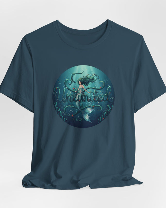 "Unlimited Mermaid" Unisex Jersey Short Sleeve Tee