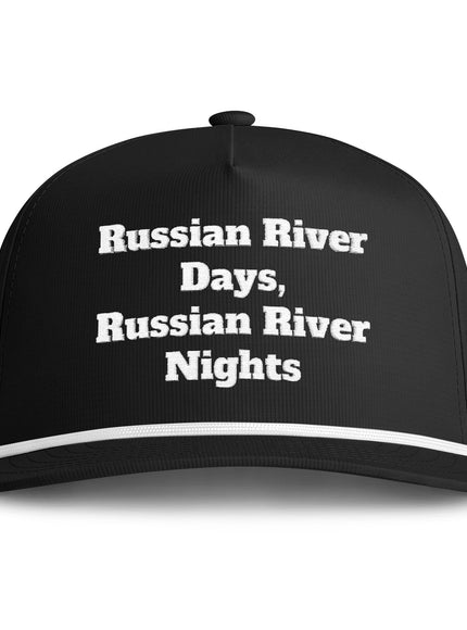"Russian River Days, Russian River Nights" Sunwashed Rope Cap