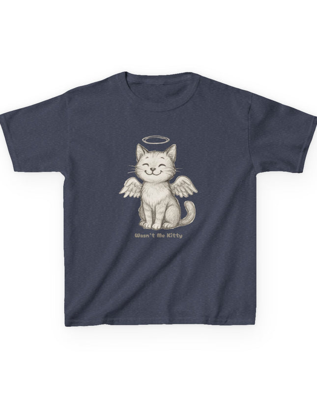 "Wasn't Me Kitty" Kids Heavy Cotton Tee