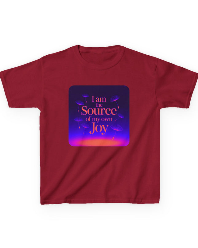 "I Am the Source of my Own Joy" Kids Heavy Cotton Tee