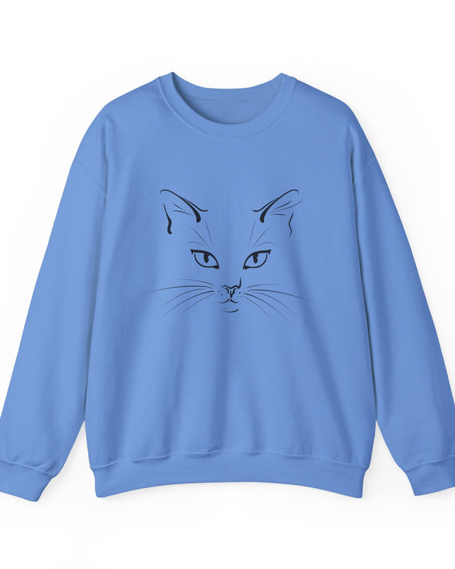 "Cat Face Sketch" Unisex Adult Sweatshirt