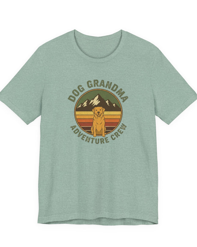 "Dog Grandma Adventure Crew" Unisex Jersey Short Sleeve Tee