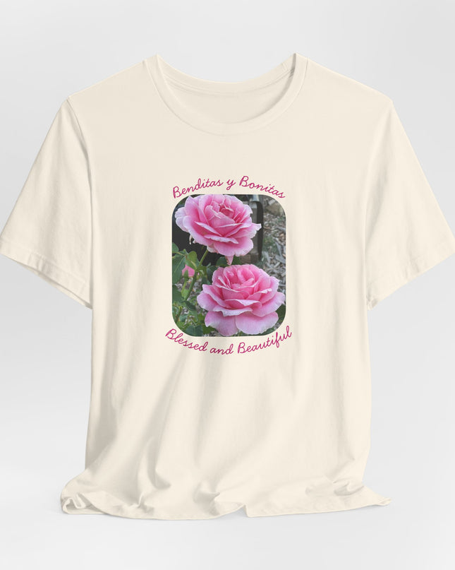 "Blessed and Beautiful" Unisex Jersey Short Sleeve Tee