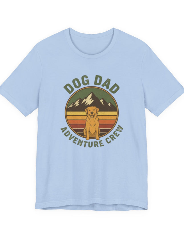 "Dog Dad Adventure Crew" Unisex Jersey Short Sleeve Tee