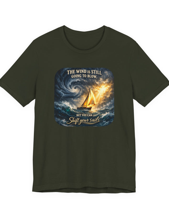 "Shift your Sails" Unisex Jersey Short Sleeve Tee