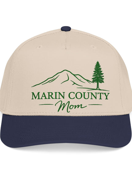 "Marin County Mom" Mid Profile Baseball Cap