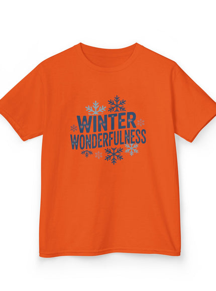 "Winter Wonderfulness" Kids Heavy Cotton Tee