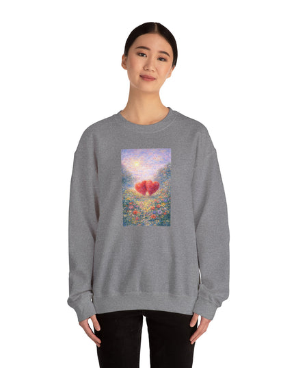 "Valentine's Day - Monet Style" Unisex Adult Sweatshirt