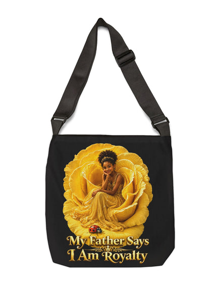 "My Father Says I am Royalty" Adjustable Tote Bag (AOP)