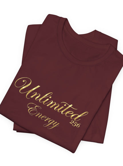 "Unlimited 256 Energy" Unisex Jersey Short Sleeve Tee