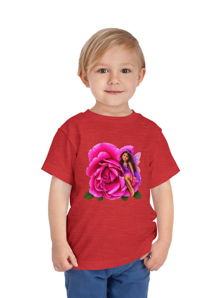 "Rose Fairy" Toddler Short Sleeve Tee