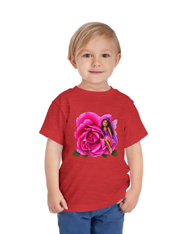 "Rose Fairy" Toddler Short Sleeve Tee