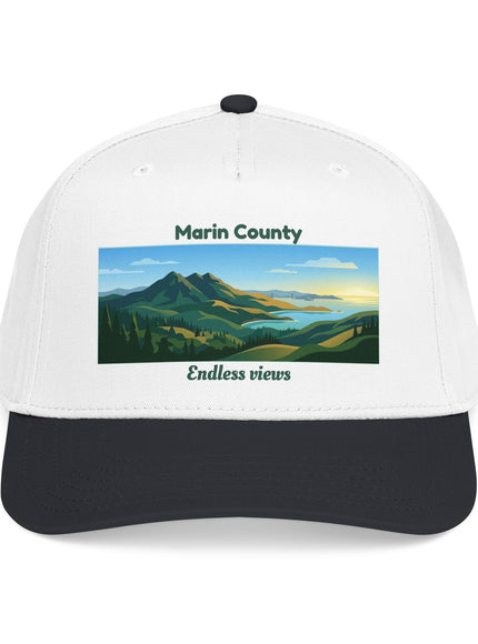 "Marin County - Endless Views" Mid Profile Baseball Cap