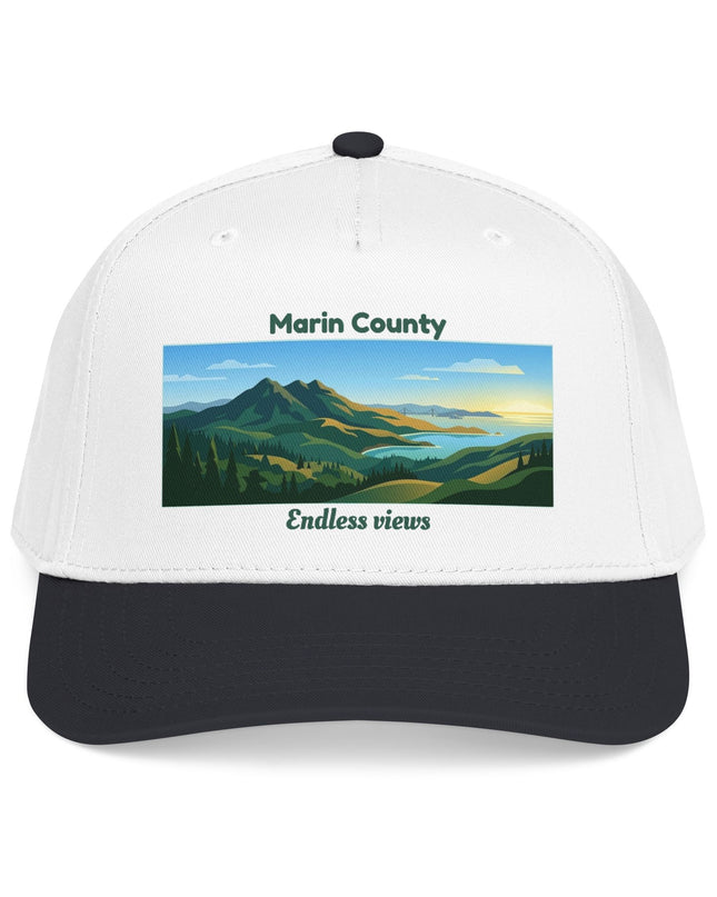 "Marin County - Endless Views" Mid Profile Baseball Cap