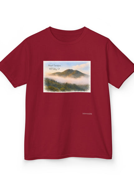 "Mount Tamalpais, Mill Valley, California Kids Heavy Cotton Tee