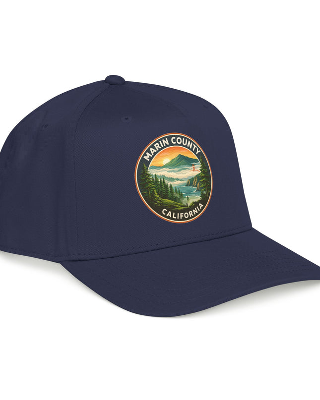 "Marin County, Above the Fog" Mid Profile Baseball Cap