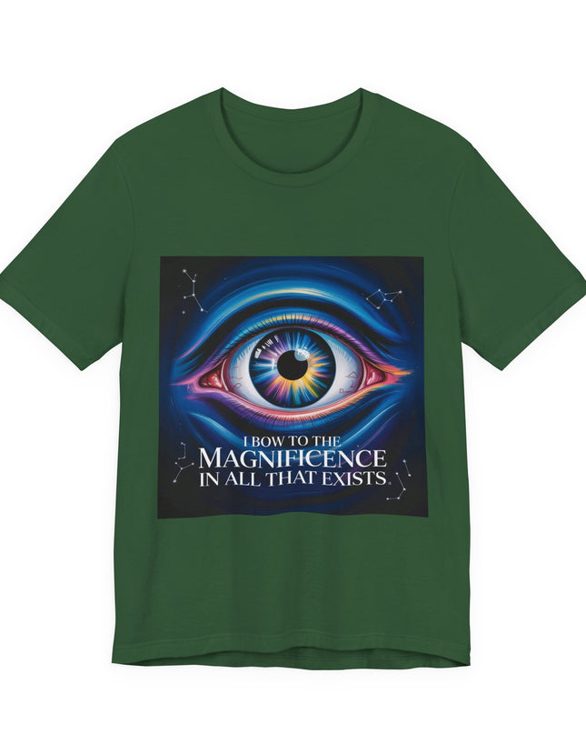 "I Bow to the Magnificence in all that Exists" Men's and Women's Jersey Short Sleeve Tee
