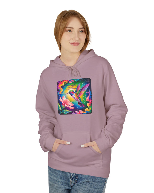 "My Life is Being Created in Every Moment" Unisex Midweight Softstyle Fleece Hoodie