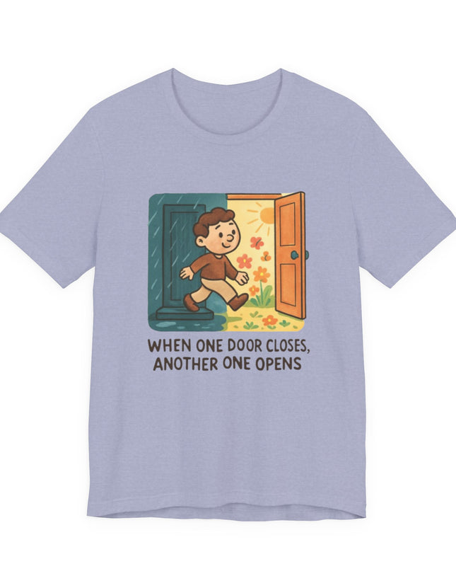 "Door Closes" Unisex Jersey Short Sleeve Tee