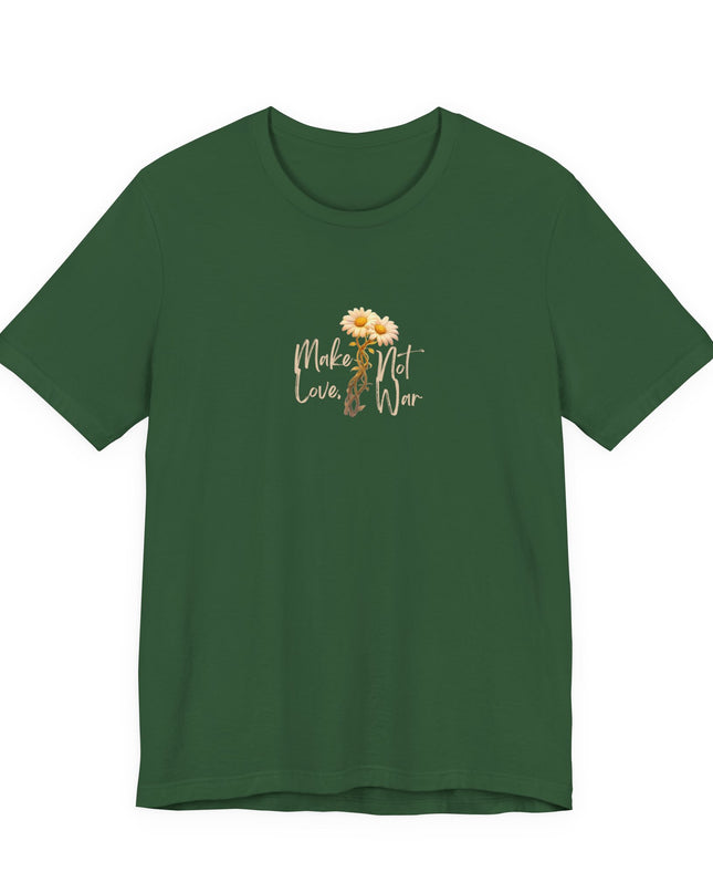 "Make Love, Not War" Unisex Jersey Short Sleeve Tee