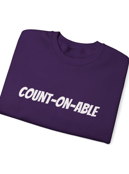 "Count-on-able" Unisex Adult Sweatshirt
