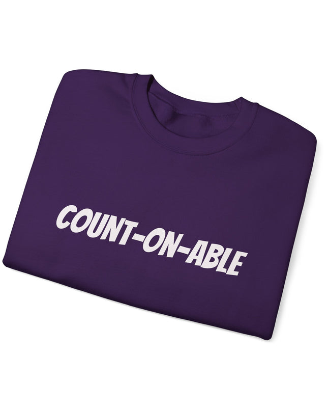 "Count-on-able" Unisex Adult Sweatshirt