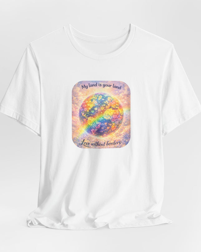 "My Land is Your Land" Unisex Jersey Short Sleeve Tee