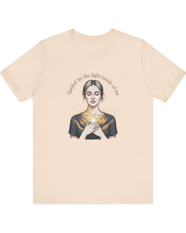 "Guided by the Light inside of Me" Unisex Jersey Short Sleeve Tee