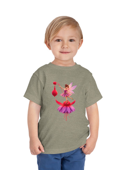 "Fuchsia Fairy" Toddler Short Sleeve Tee